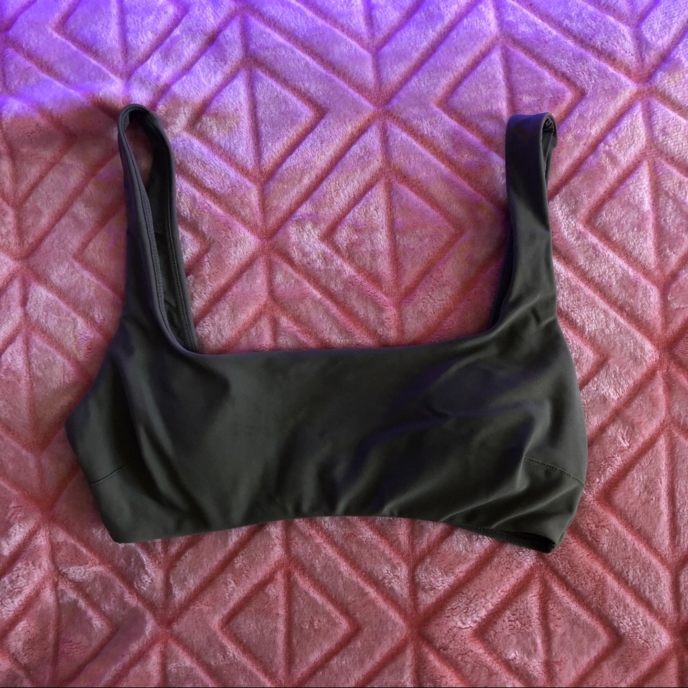 Aerie bikini top (green)